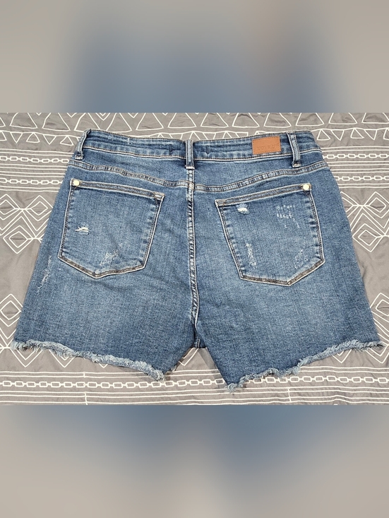 Judy Blue High Waisted Cut Off Shorts With Floral Print Size Large - Picture 7 of 7